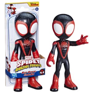 SPIDEY PRIETENII EXTRAORDINARI FIGURINA SUPRADIMENSIONATA MILES MORALES SPIDER MAN 23CM - imagine 2