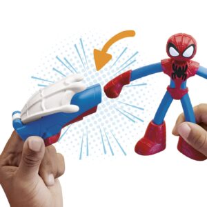 PLAY-DOH MARVEL FIGURINA FLEXIBILA CU ACCESORII SPIDER MAN 10CM - imagine 2