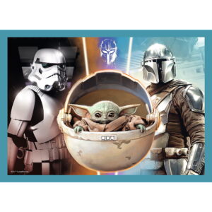 PUZZLE TREFL 4IN1 STAR WARS - MANDALORIANUL - imagine 2