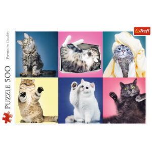 PUZZLE TREFL 500 PISICUTE - imagine 2