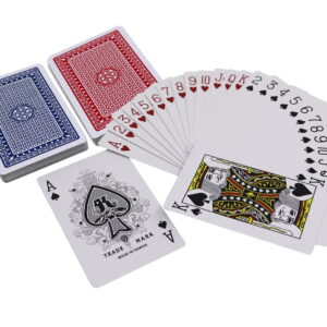 SET 2 PACHETE CARTI ROYAL CANASTA POKER DIN PLASTIC - imagine 2