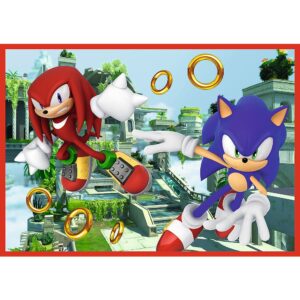 PUZZLE TREFL 4IN1 SONIC AVENTURILE LUI SONIC - imagine 3