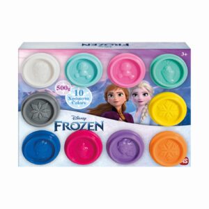 SET 10 BORCANASE DE PLASTILINA FROZEN IN AMBALAJ DE CARTON - imagine 3