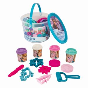 GALETUSA CU 4 BORCANASE DE PLASTILINA SI ACCESORII FROZEN - imagine 3