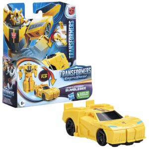 TRANSFORMERS 7 EARTHSPARK FIGURINA TRANSFORMABILA BUMBLEBEE 6CM - imagine 3