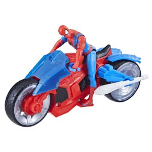 SPIDERMAN SET FIGURINA SI VEHICUL WEB BLAST CYCLE - imagine 3