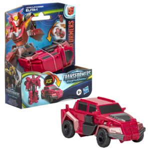 TRANSFORMERS 7 EARTHSPARK FIGURINA TRANSFORMABILA ELITA-1 6CM - imagine 3