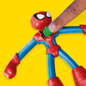 PLAY DOH SPIDERMAN SET 2 FIGURINE BATALIE CU LANSATOR SI SULITA - imagine 3