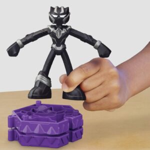 PLAY-DOH MARVEL FIGURINA FLEXIBILA CU ACCESORII BLACK PANTHER 10CM - imagine 3