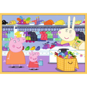 PUZZLE TREFL 10IN1 INTALNESTE-O PE PEPPA PIG - imagine 3