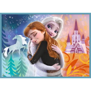 PUZZLE TREFL 4IN1 FROZEN 2 UIMITOAREA LUME DISNEY - imagine 3