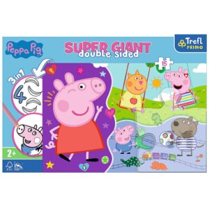 PUZZLE TREFL PRIMO  SUPER GIANT 15 PEPPA PIG - imagine 3