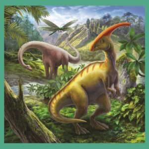 PUZZLE TREFL 3IN1 LUMEA EXTRAORDINARA A DINOZAURILOR - imagine 3