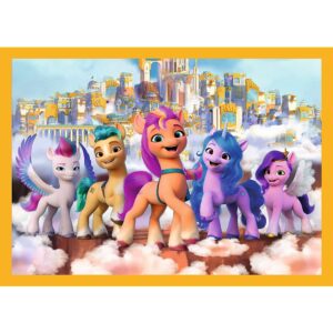 PUZZLE TREFL 4IN1 MY LITTLE PONY SA CUNOASTEM PONEII - imagine 4