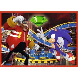 PUZZLE TREFL 4IN1 SONIC AVENTURILE LUI SONIC - imagine 4