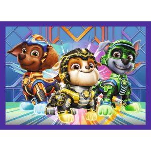 PUZZLE TREFL 4IN1 PATRULA CATELUSILOR MIGHTY MOVIE EROII - imagine 4