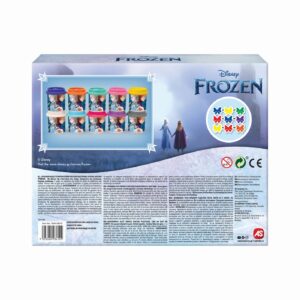 SET 10 BORCANASE DE PLASTILINA FROZEN IN AMBALAJ DE CARTON - imagine 4