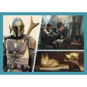 PUZZLE 4IN1 MANDALORIAN SI LUMEA LUI - imagine 4