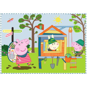 PUZZLE TREFL 4IN1 PEPPA PIG - imagine 4