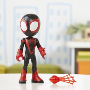 SPIDEY PRIETENII EXTRAORDINARI FIGURINA MILES MORALES SPIDER MAN SUPRADIMENSIONATA 22.8CM - imagine 4