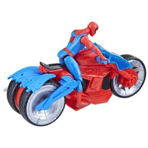 SPIDERMAN SET FIGURINA SI VEHICUL WEB BLAST CYCLE - imagine 4