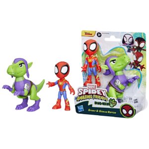 SPIDEY SI PRIETENII MARVEL DINO WEBS SPIDEY SI GOBLIN RAPTOR - imagine 4