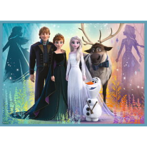 PUZZLE TREFL 4IN1 FROZEN 2 UIMITOAREA LUME DISNEY - imagine 4