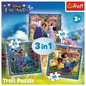 PUZZLE TREFL 3IN1 BANG DISNEY ENCANTO EROII DIN ENCANTO - imagine 4