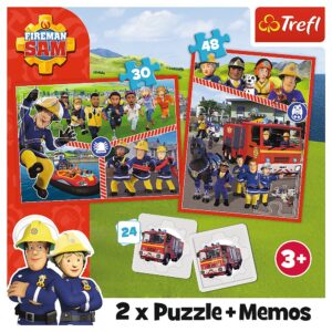 PUZZLE TREFL 2IN1 MEMO POMPIERUL SAM ECHIPA POMPIERILOR - imagine 4