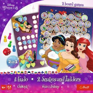 JOC DISNEY PRINCESS 2IN1 LUDO SI SERPISORI SCARI - imagine 4