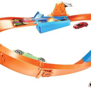 HOT WHEELS CIRCUIT RAPID CU LANSATOR SI MASINUTA EXCLUSIVA - imagine 4