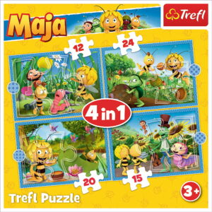 PUZZLE TREFL 4IN1 AVENTURILE ALBINUTEI MAYA - imagine 5