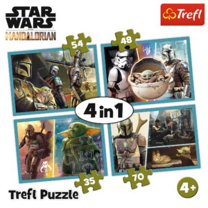 PUZZLE 4IN1 MANDALORIAN SI LUMEA LUI - imagine 5