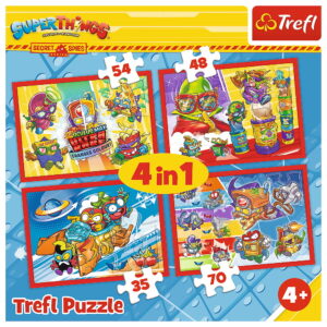 PUZZLE TREFL 4IN1  SPIONII SECRETI - imagine 5