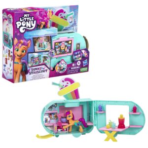 MY LITTLE PONY RULOTA DE SMOOTHIE A LUI SUNNY STARSCOUT - imagine 5