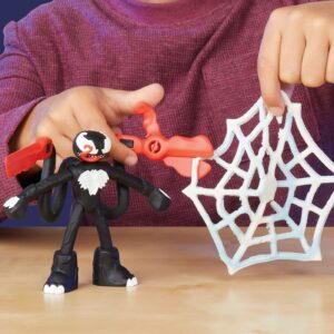 PLAY DOH SPIDERMAN SET 2 FIGURINE BATALIE CU LANSATOR SI SULITA - imagine 5