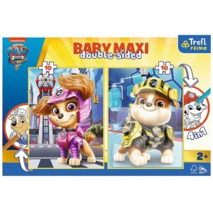 PUZZLE TREFL PRIMO BABY MAXI 2X10 PATRULA CATELUSILOR ECHIPA - imagine 5