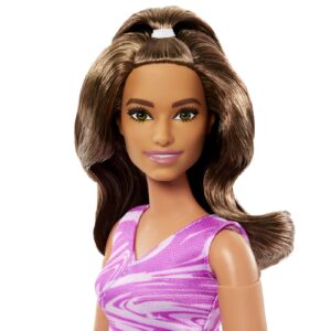 PAPUSA BARBIE MADE TO MOVE SATENA CU TOP ROZ - imagine 5