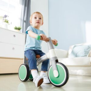 HAPE BICICLETA DE ECHILIBRU VERDE CU 3 ROTI - imagine 5