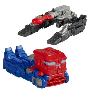 TRANSFORMERS ONE SET 2 FIGURINE OPTIMUS PRIME SI MEGATRON - imagine 6