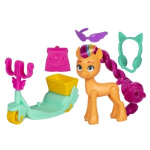 MY LITTLE PONY SUNNY STARSCOUT PE SCOOTER SET FIGURINA SI 4 ACCESORII - imagine 6