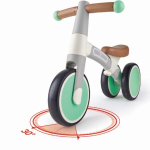 HAPE BICICLETA DE ECHILIBRU VERDE CU 3 ROTI - imagine 6