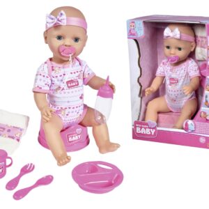 NEW BORN BABY SET BEBELUS ROZ - imagine 7