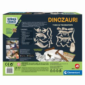 DESCOPERA DINOZAURUL T-REX & TRICERAPTOR FLUO STIINTA SI JOACA - imagine 7