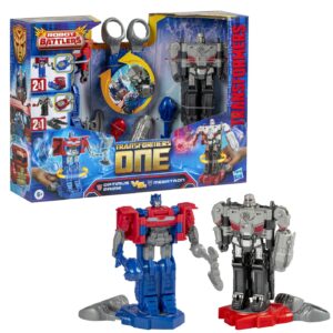 TRANSFORMERS ONE SET 2 FIGURINE OPTIMUS PRIME SI MEGATRON - imagine 7