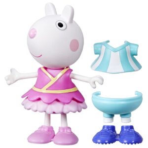 PEPPA PIG SET FIGURINA SI ACCESORII VESTIMENTARE OITA SUZY 15CM - imagine 1