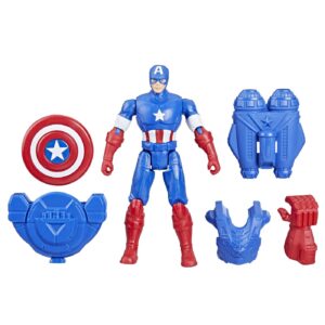 AVANGERS EPIC HERO BATTLE GEAR FIGURINA CAPTAIN AMERICA 10CM - imagine 1