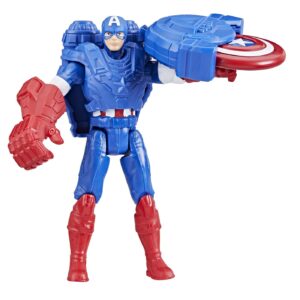 AVANGERS EPIC HERO BATTLE GEAR FIGURINA CAPTAIN AMERICA 10CM - imagine 6