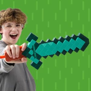 Nou NERF BLASTER MINECRAFT DIAMOND - imagine 3