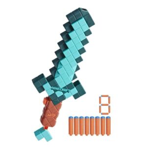 Nou NERF BLASTER MINECRAFT DIAMOND - imagine 2
